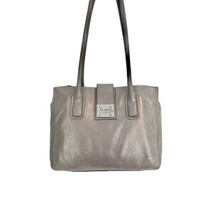 Karl Lagerfeld Metallic Suede Shoulder Bag NWOT